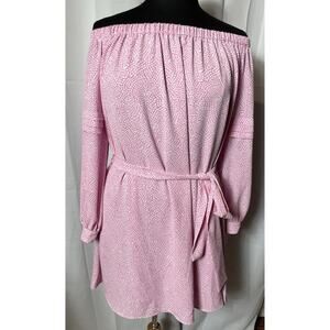 Michael Michael Kors Women's Mini Petals Off the Shoulder Dress NWT